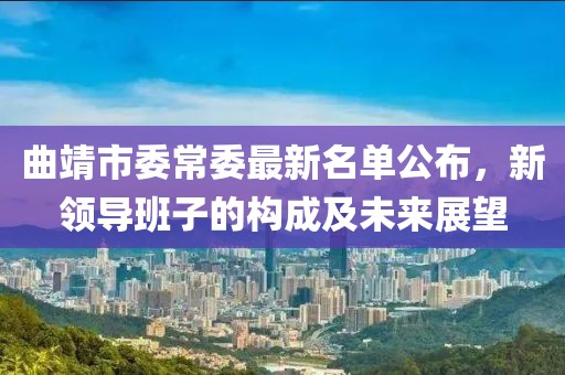曲靖市委常委最新名單公布，新領導班子的構(gòu)成及未來展望