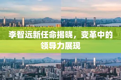李智遠新任命揭曉，變革中的領導力展現(xiàn)