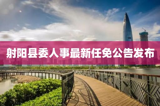 射陽縣委人事最新任免公告發(fā)布