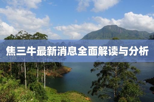 焦三牛最新消息全面解讀與分析