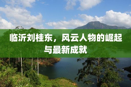 臨沂劉桂東，風(fēng)云人物的崛起與最新成就
