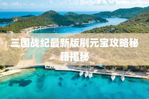 三國(guó)戰(zhàn)紀(jì)最新版刷元寶攻略秘籍揭秘