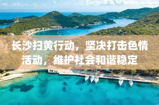 長沙掃黃行動，堅決打擊色情活動，維護社會和諧穩(wěn)定