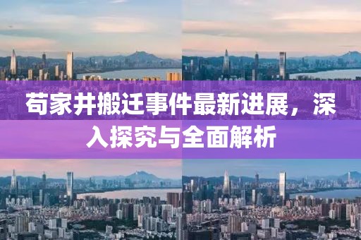 茍家井搬遷事件最新進展，深入探究與全面解析